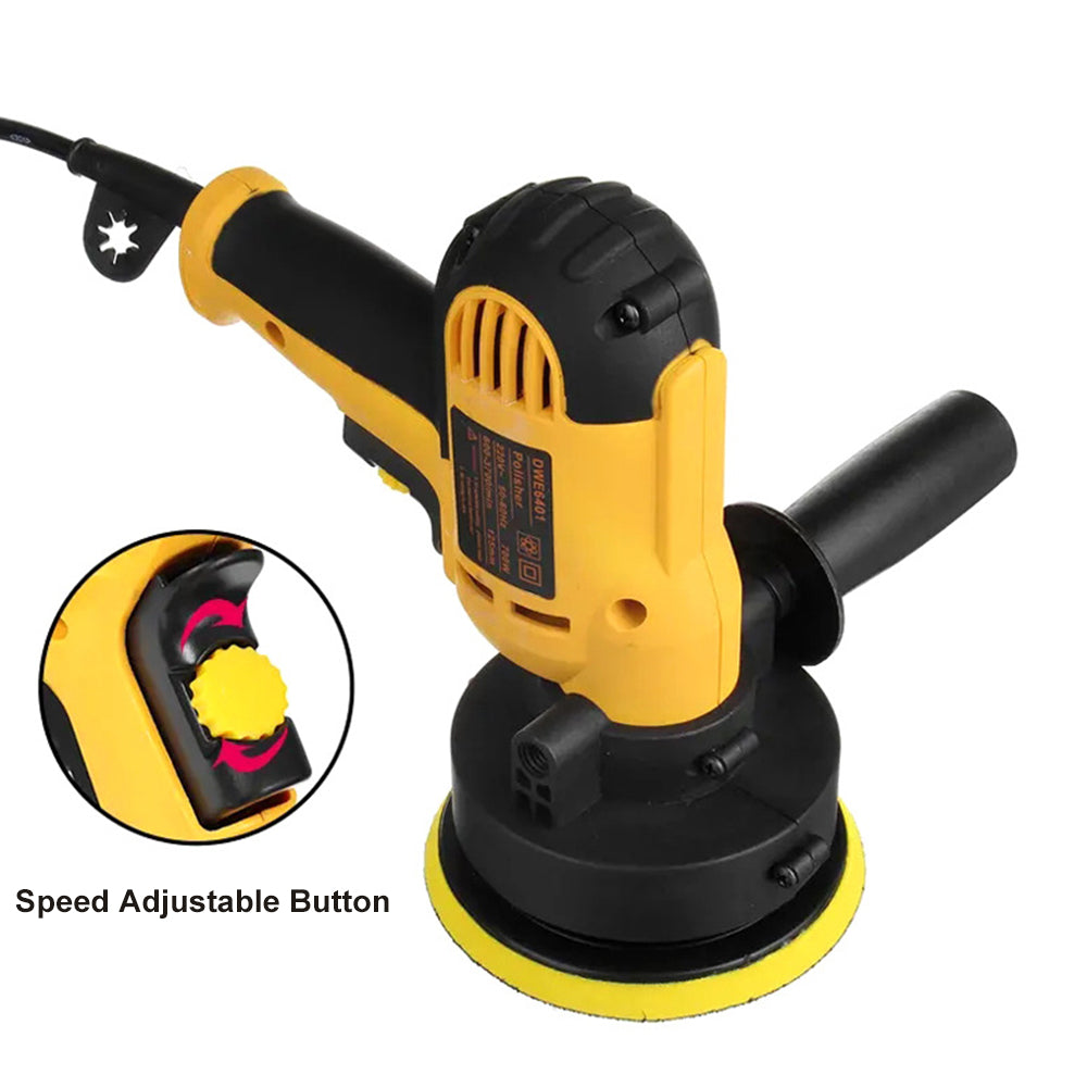 700W Electric Car Polisher 125mm Portable Polishing Machine Waxer Sander Buffer